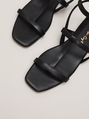 Phase Eight Black Strappy Flat Sandals - Image 7 of 7