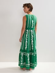Phase Eight Green Ida Floral Print Dress - Image 2 of 7