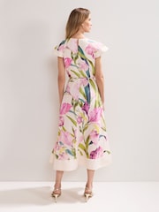 Phase Eight Cream Matilda Floral Print Dress - Image 3 of 8