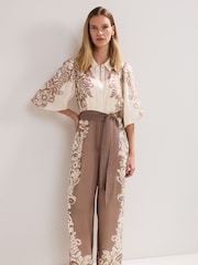 Phase Eight Natural Lilja Jumpsuit - Image 3 of 7