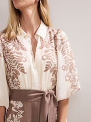 Phase Eight Natural Lilja Jumpsuit - Image 6 of 7