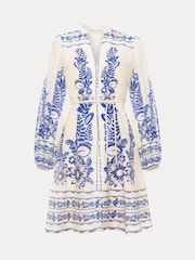 Phase Eight White Pia Floral Print Dress - Image 6 of 6