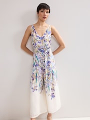 Phase Eight Blue Ethel Jumpsuit - Image 3 of 6