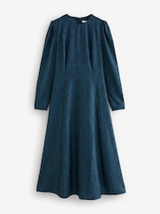Laura Ashley Navy Josette Long Sleeve Josette Dress - Image 1 of 1