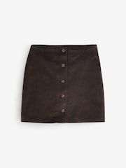 Laura Ashley Chocolate Brown Mini Skirt - Image 6 of 8