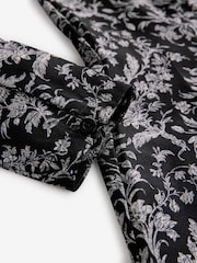 Laura Ashley Black Lloyd Long Sleeve Lloyd Dress - Image 4 of 6