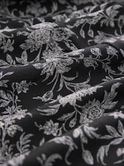 Laura Ashley Black Lloyd Long Sleeve Lloyd Dress - Image 6 of 6