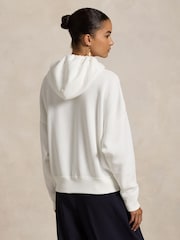 Polo Ralph Lauren White Polo Bear Fleece Hoodie - Image 2 of 5