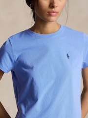 Polo Ralph Lauren Blue Jersey Crewneck T-Shirt - Image 4 of 5