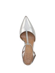Naturalizer Wide Fit Silver Astrid Pointed Toe Strappy Shoes - Image 5 of 6