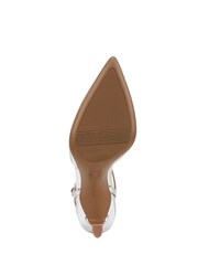 Naturalizer Wide Fit Silver Astrid Pointed Toe Strappy Shoes - Image 6 of 6