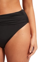 Seafolly S.Collective Black Bikini Bottom - Image 3 of 5