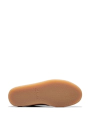 Clarks Brown Beeswax Leather Clarkwood Low Shoes - Image 7 of 7
