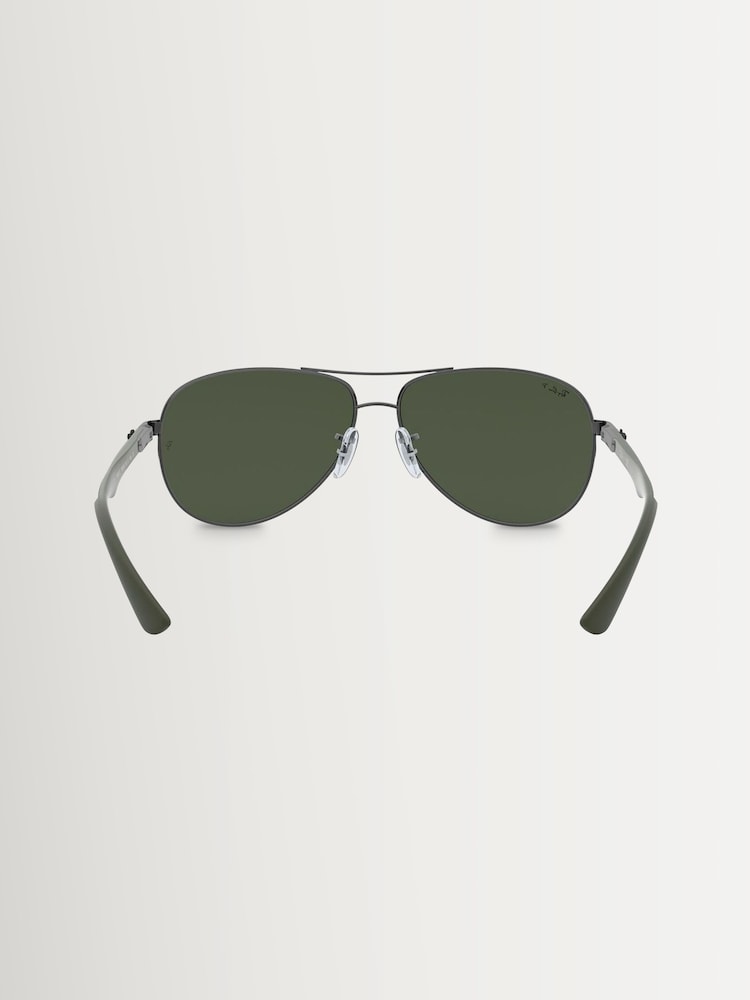 Ray-Ban Black Pilot Sunglasses - Image 6 of 6