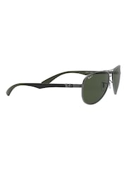 Ray Ban Pilot Black Sunglasses - Image 7 of 12