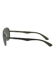 Ray Ban Pilot Black Sunglasses - Image 9 of 12