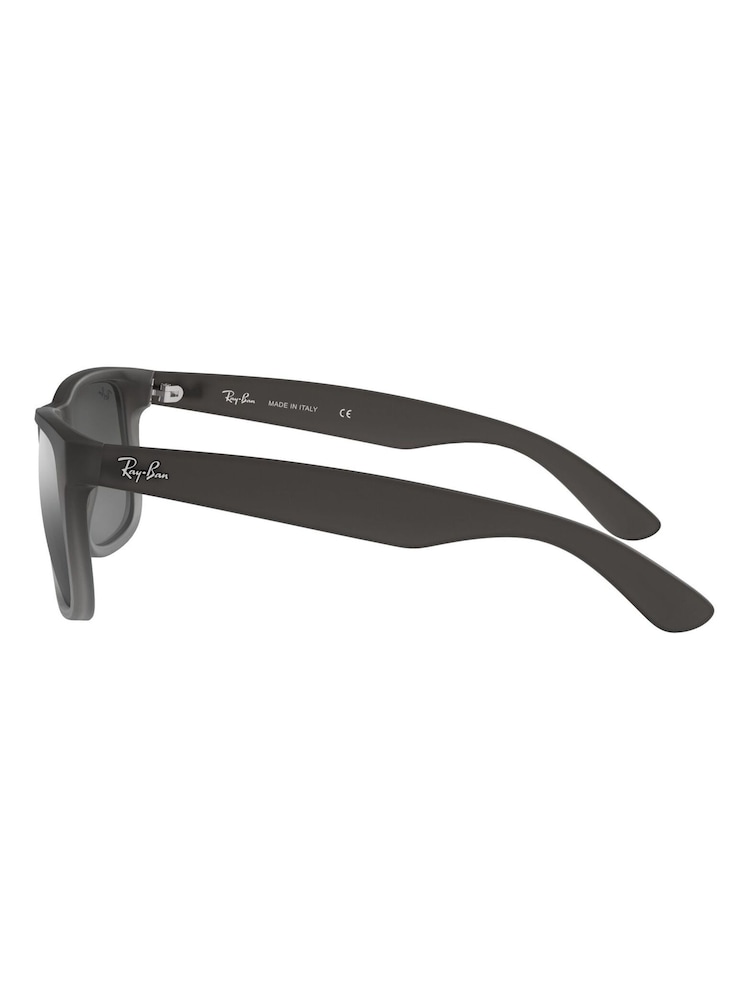 Ray Ban Grey Justin Square Sunglasses - Bild 2 von 12