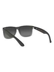 Ray Ban Grey Justin Square Sunglasses - Bild 3 von 12