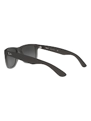 Ray Ban Grey Justin Square Sunglasses - Bild 8 von 12