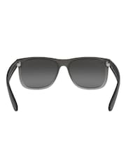 Ray Ban Grey Justin Square Sunglasses - Bild 9 von 12