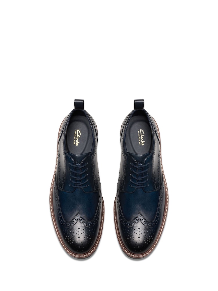 Pantofi Clarks Aldwin Limit din piele - Image 5 of 7