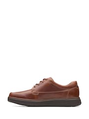 Clarks Brown Wide Fit (G) Lea Un Abode Ease Shoes - Image 2 of 7