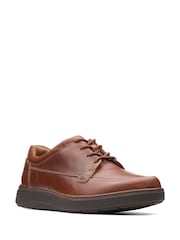 Clarks Brown Wide Fit (G) Lea Un Abode Ease Shoes - Image 3 of 7