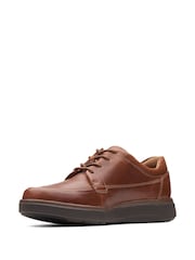 Clarks Brown Wide Fit (G) Lea Un Abode Ease Shoes - Image 4 of 7
