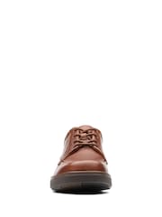 Clarks Brown Wide Fit (G) Lea Un Abode Ease Shoes - Image 5 of 7