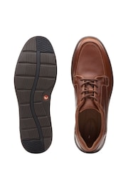 Clarks Brown Wide Fit (G) Lea Un Abode Ease Shoes - Image 7 of 7