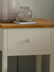 Julian Bowen Cream Coxmoor 1 Drawer - Image 5 of 6