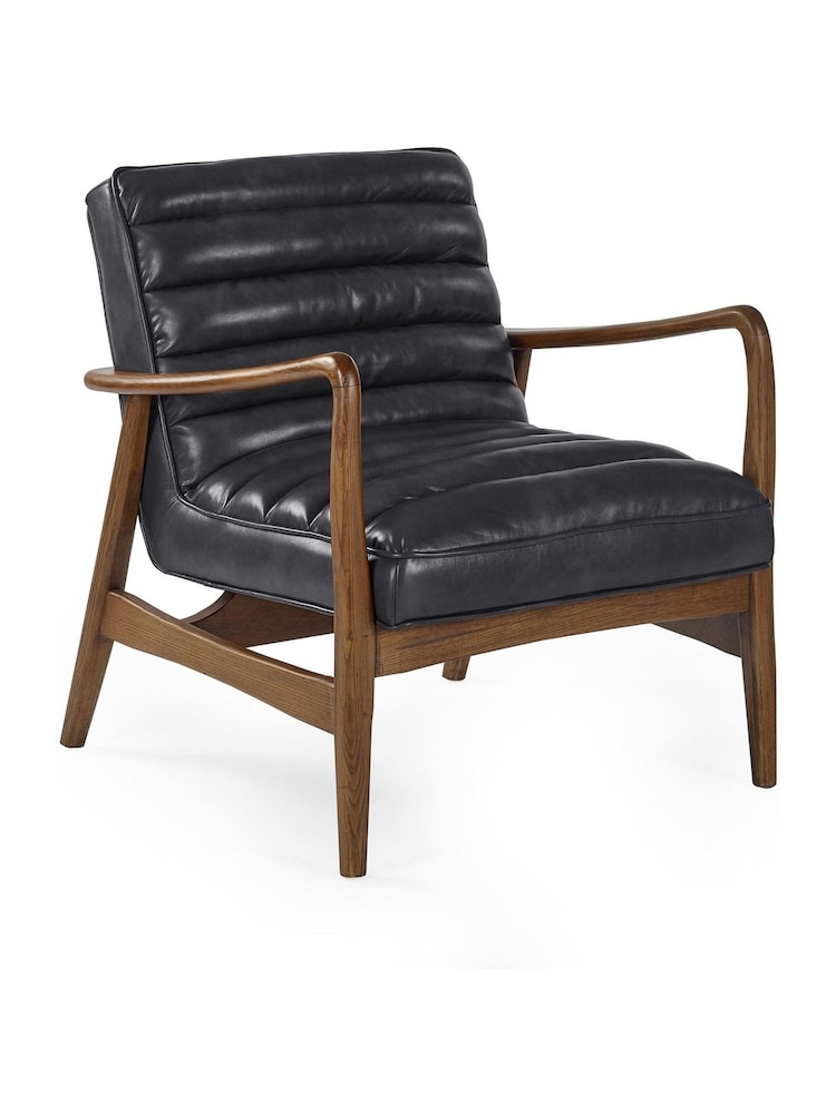 Julian Bowen Black Marshall Accent Chair - Image 2 of 12