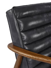 Julian Bowen Black Marshall Accent Chair - Image 7 of 12