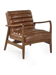 Julian Bowen Brown Marshall Accent Chair - Image 2 of 12