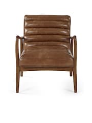 Julian Bowen Brown Marshall Accent Chair - Image 3 of 12