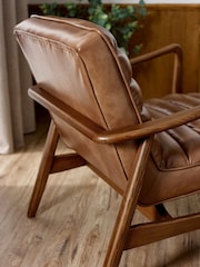 Julian Bowen Brown Marshall Accent Chair - Image 7 of 12