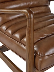 Julian Bowen Brown Marshall Accent Chair - Image 8 of 12