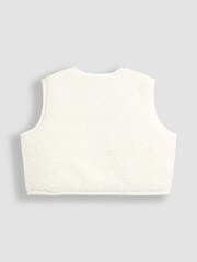 JoJo Maman Bébé Brown 3-Piece Reversible Gilet Set - Image 8 of 13