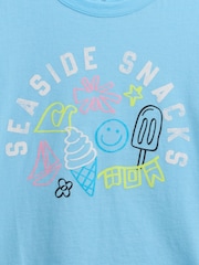 Azul - Camiseta con diseño gráfico de Gap (4-13 años) - Imagen 3 de 3