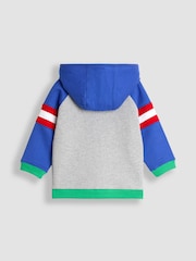 JoJo Maman Bébé Grey 2 Piece Construction Hoodie & Joggers Set - Image 3 of 9