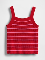 Gap Red Crochet Vest (4-13yrs) - Image 4 of 5