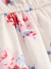 Gap White Floral Cotton Babydoll Dress (4-13yrs) - Image 4 of 4