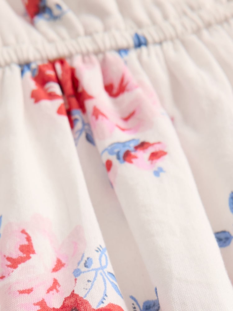 Gap White Floral Cotton Babydoll Dress (4-13yrs) - Image 4 of 4 Gap White Floral Cotton Babydoll Dress (4-13yrs) - Image 4 of 4