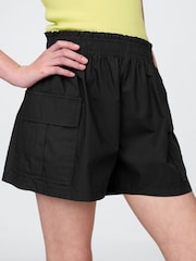 Gap Black Poplin Easy Cargo Shorts (4-13yrs) - Image 4 of 5