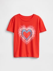 Rojo - Camiseta con diseño gráfico de Gap (4-13 años) - Imagen 3 de 4