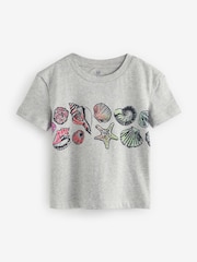 Gap Grey Graphic Short Sleeve T-Shirt (4-13yrs) - Image 1 of 5