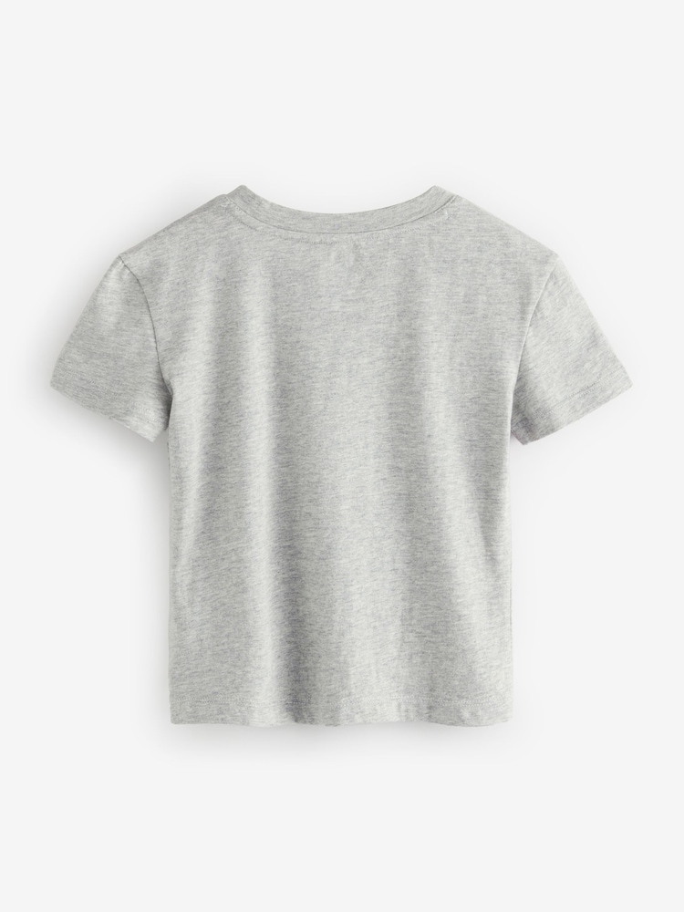 Gap Grey Graphic Short Sleeve T-Shirt (4-13yrs) - Image 2 of 5 Gap Grey Graphic Short Sleeve T-Shirt (4-13yrs) - Image 2 of 5