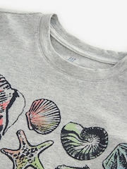 Gap Grey Graphic Short Sleeve T-Shirt (4-13yrs) - Image 3 of 5
