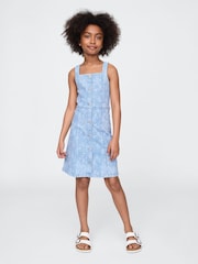 Gap Denim Floral Dress (4-13yrs) - Imagen 1 de 4