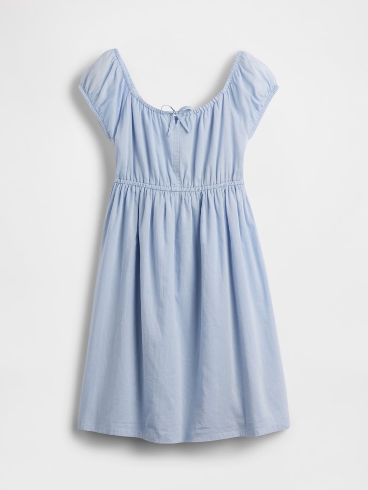 Gap Blue Cotton Babydoll Dress (4-13yrs) - Image 1 of 2 Gap Blue Cotton Babydoll Dress (4-13yrs) - Image 1 of 2